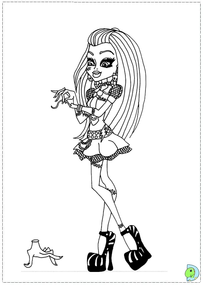  Comely Monster High coloring pages