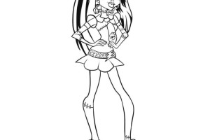 Cute Monster High Coloring Pages