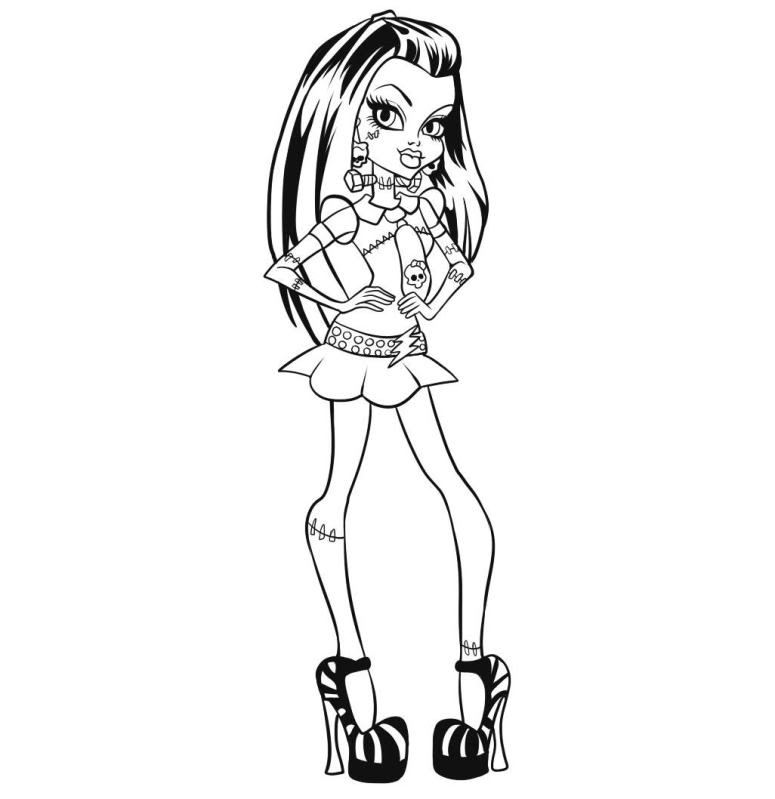  Cute Monster High Coloring Pages