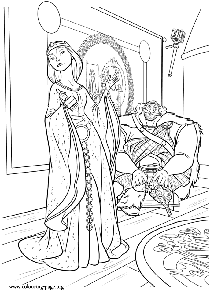 Dancing Brave movie coloring pages
