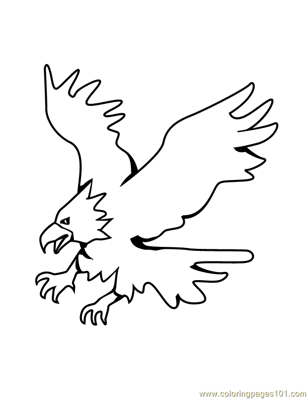  Eagle coloring pages – Bird coloring pages – animals coloring pages – #15
