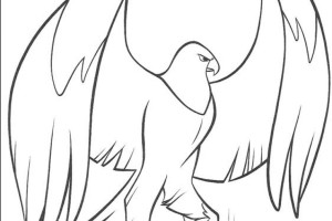 Eagle coloring pages - Bird coloring pages - animals coloring pages - #23