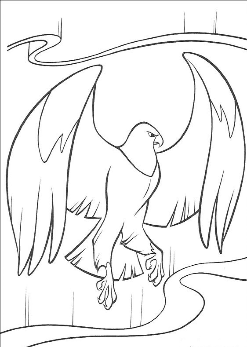  Eagle coloring pages – Bird coloring pages – animals coloring pages – #23