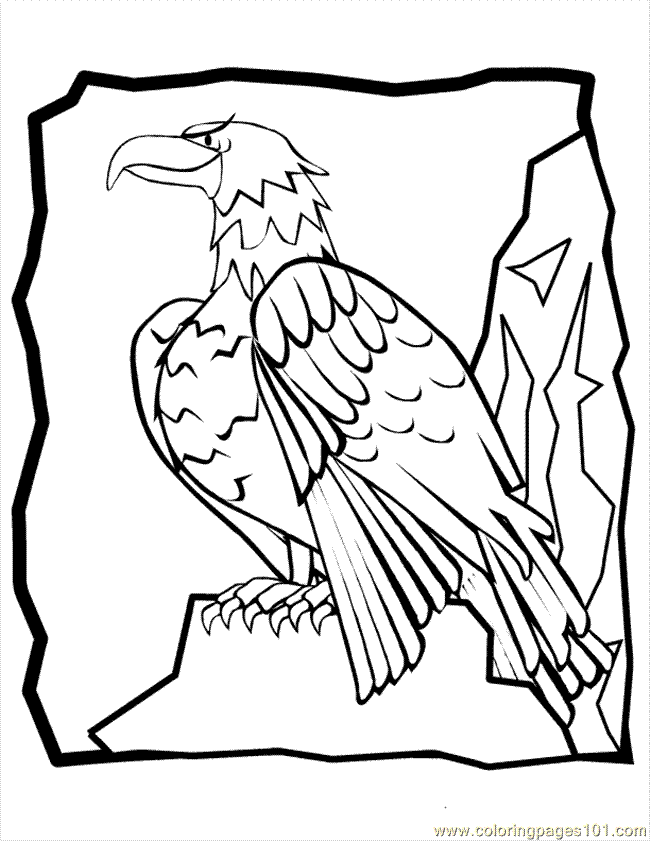 Eagle coloring pages - Bird coloring pages - animals coloring pages - #39