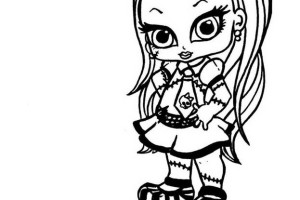 Frankie Stein Monster High Coloring Pages