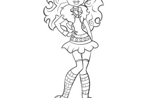 Hot Monster High Coloring Pages