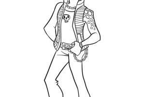 Men Monster High Coloring Pages
