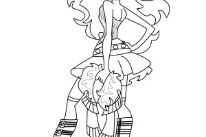 Monster High Clawdeen Coloring Pages