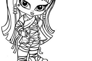 Monster High Coloring Pages - Cleo de Nile Monster high