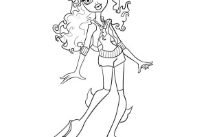 Monster High Coloring Pages for kids