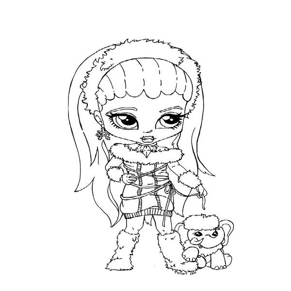  Small Monster High Coloring Pages Abbey