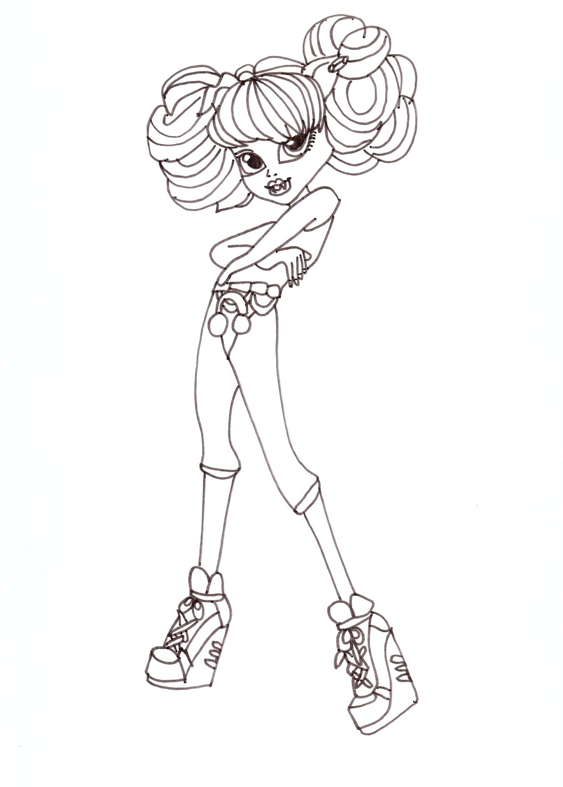  Super Monster High Coloring Pages