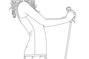 Taylor Swift Coloring Pages | celebrities coloring pages | coloring book | #33