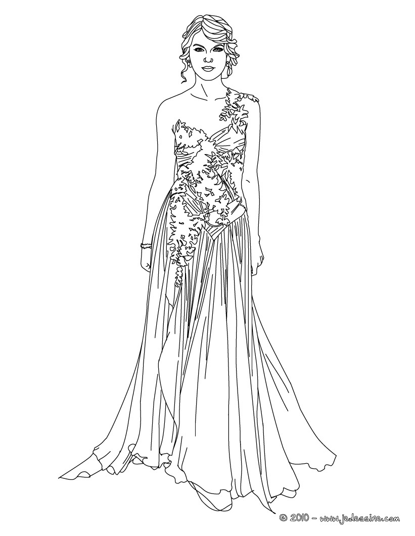  Taylor Swift Coloring Pages | celebrities coloring pages | coloring book | #4