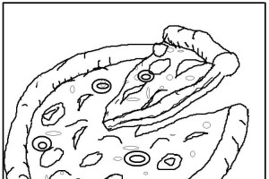 Pizza coloring pages | kids printable coloring pages | #11
