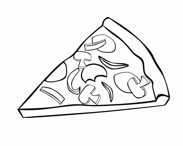 Pizza coloring pages | kids printable coloring pages | #13