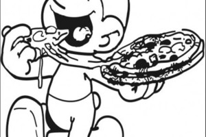 Pizza coloring pages | kids printable coloring pages | #19