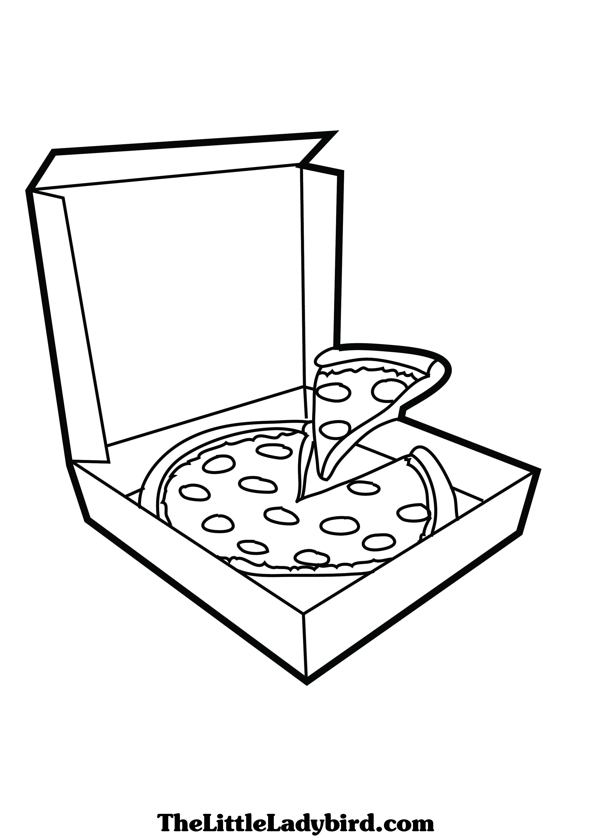  Pizza coloring pages | kids printable coloring pages | #21
