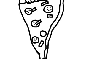 Pizza coloring pages | kids printable coloring pages | #30