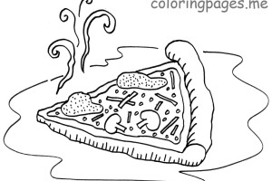 Pizza coloring pages | kids printable coloring pages | #33