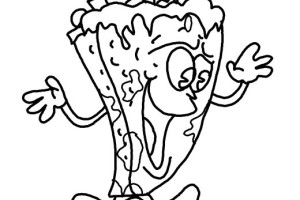Pizza coloring pages | kids printable coloring pages | #41