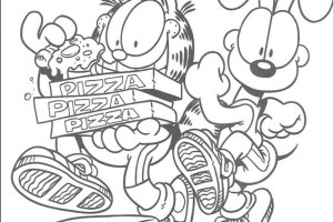 Pizza coloring pages | kids printable coloring pages | #5