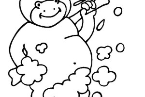 Shower coloring pages