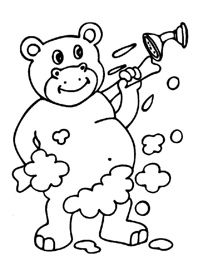  Shower coloring pages