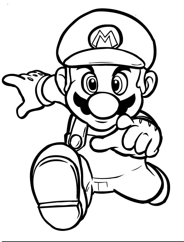 Mario coloring pages | color printing | coloring pages printable | coloring book pages | #13