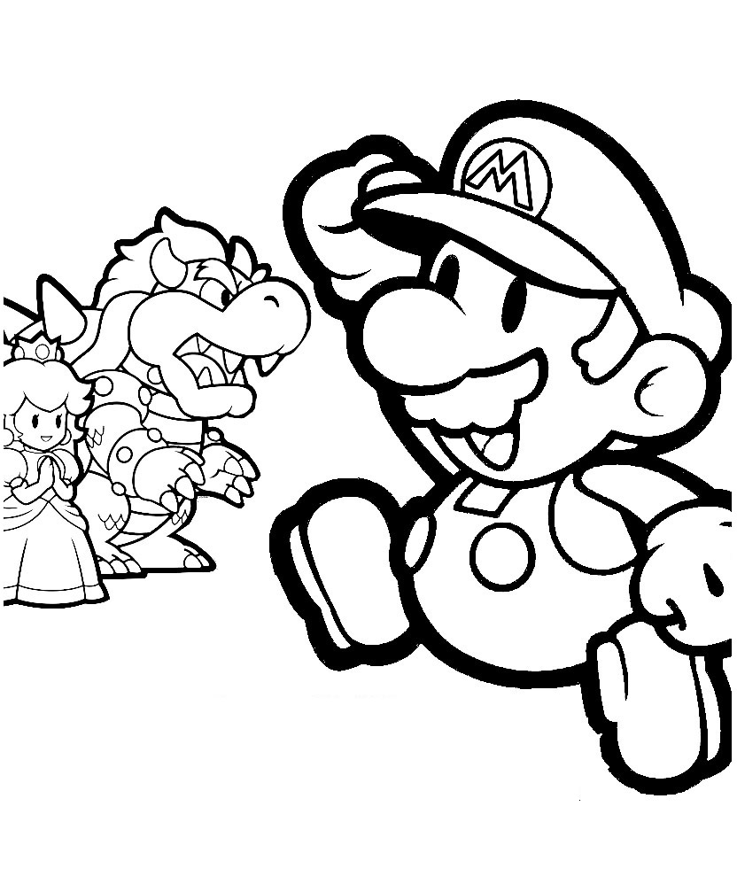  Mario coloring pages | color printing | coloring pages printable | coloring book pages | #19