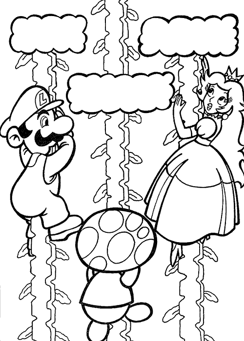 Mario coloring pages | color printing | coloring pages printable | coloring book pages | #22