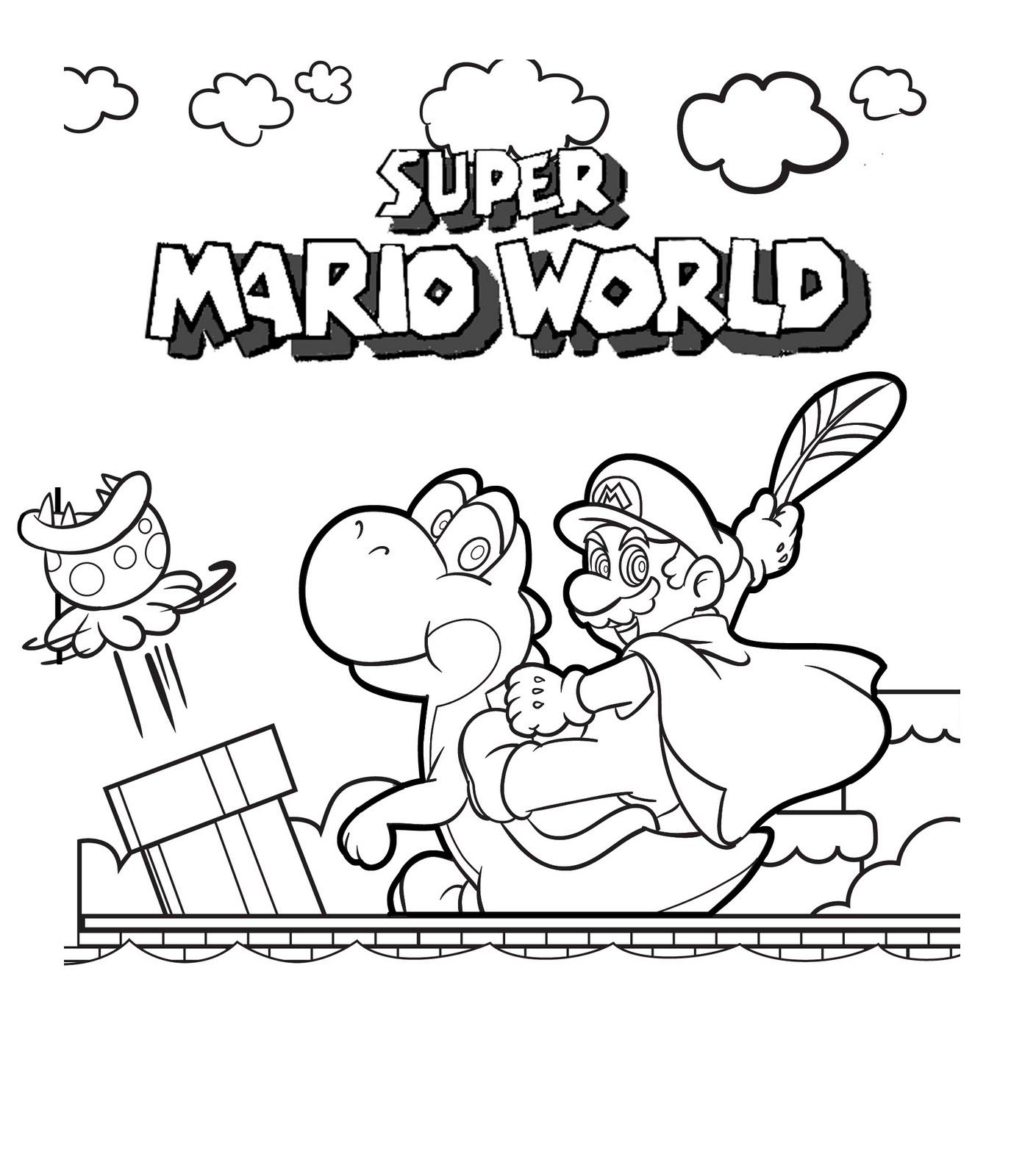  Mario coloring pages | color printing | coloring pages printable | coloring book pages | #24