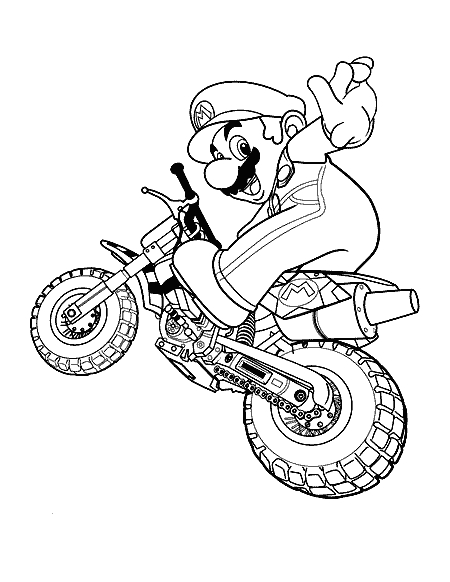 Mario coloring pages | color printing | coloring pages printable | coloring book pages | #26