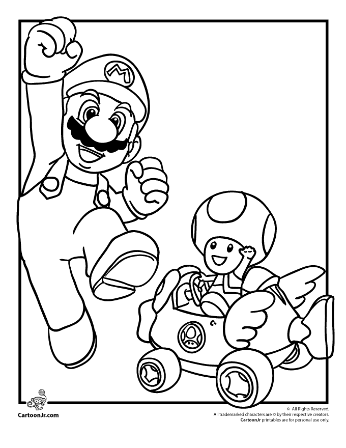 Mario coloring pages | color printing | coloring pages printable | coloring book pages | #27