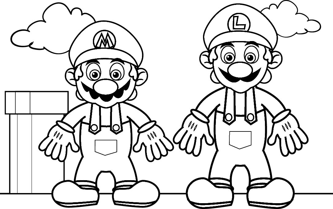  Mario coloring pages | color printing | coloring pages printable | coloring book pages | #31