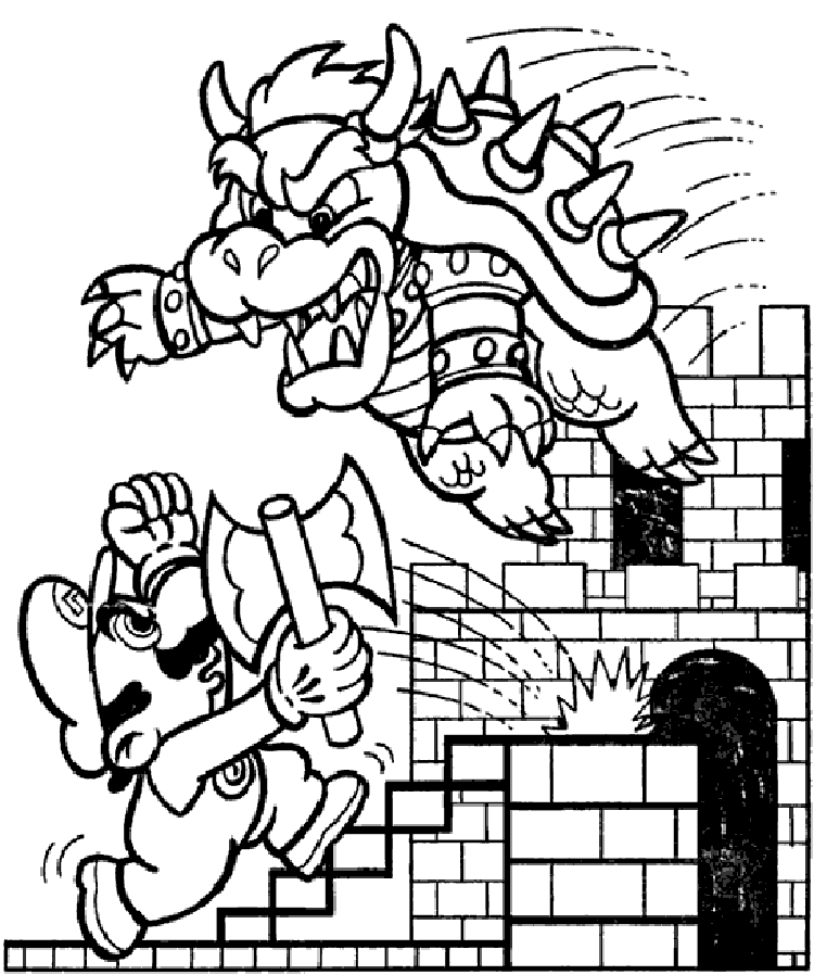  Mario coloring pages | color printing | coloring pages printable | coloring book pages | #52