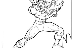 Power rangers coloring pages | printable coloring pages for kids | #5