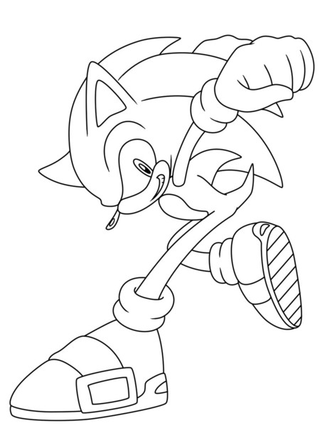 Sonic coloring pages | disney coloring pages for kids | color pages | coloring pages to print | kids coloring pages | #108
