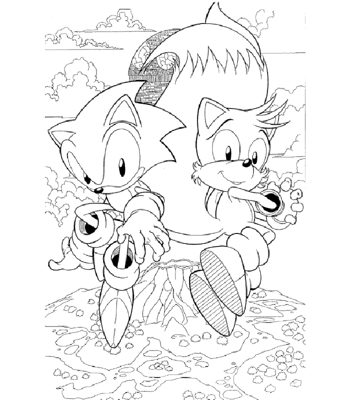 Sonic coloring pages | disney coloring pages for kids | color pages | coloring pages to print | kids coloring pages | #20