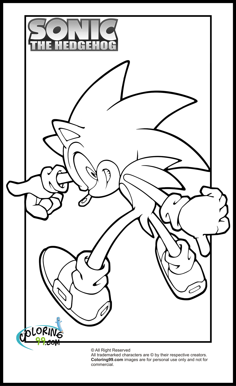  Sonic coloring pages | disney coloring pages for kids | color pages | coloring pages to print | kids coloring pages | #22