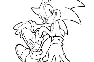 Sonic coloring pages | disney coloring pages for kids | color pages | coloring pages to print | kids coloring pages | #30