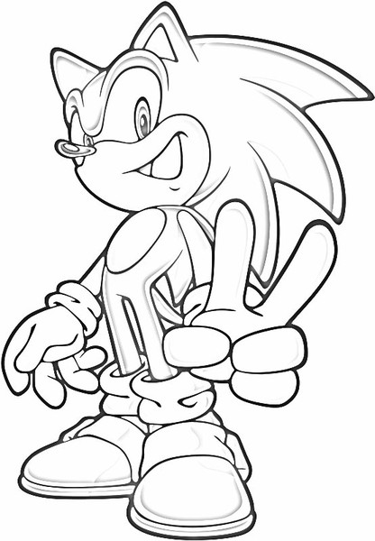  Sonic coloring pages | disney coloring pages for kids | color pages | coloring pages to print | kids coloring pages | #32