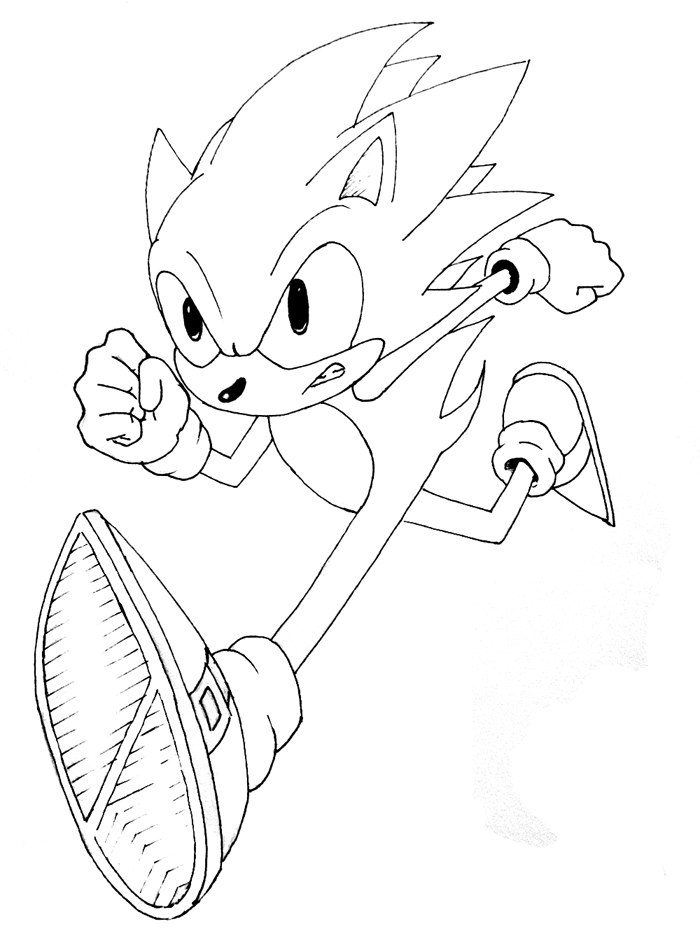 Sonic coloring pages | disney coloring pages for kids | color pages | coloring pages to print | kids coloring pages | #43
