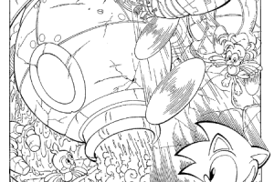 Sonic coloring pages | disney coloring pages for kids | color pages | coloring pages to print | kids coloring pages | #76