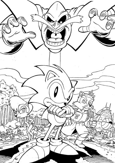Sonic coloring pages | disney coloring pages for kids | color pages | coloring pages to print | kids coloring pages | #94