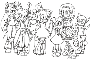 Sonic coloring pages | disney coloring pages for kids | color pages | coloring pages to print | kids coloring pages | #96