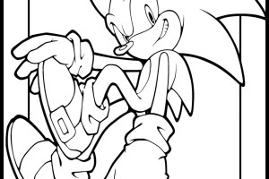 Sonic coloring pages | disney coloring pages for kids | color pages | coloring pages to print | kids coloring pages | #97