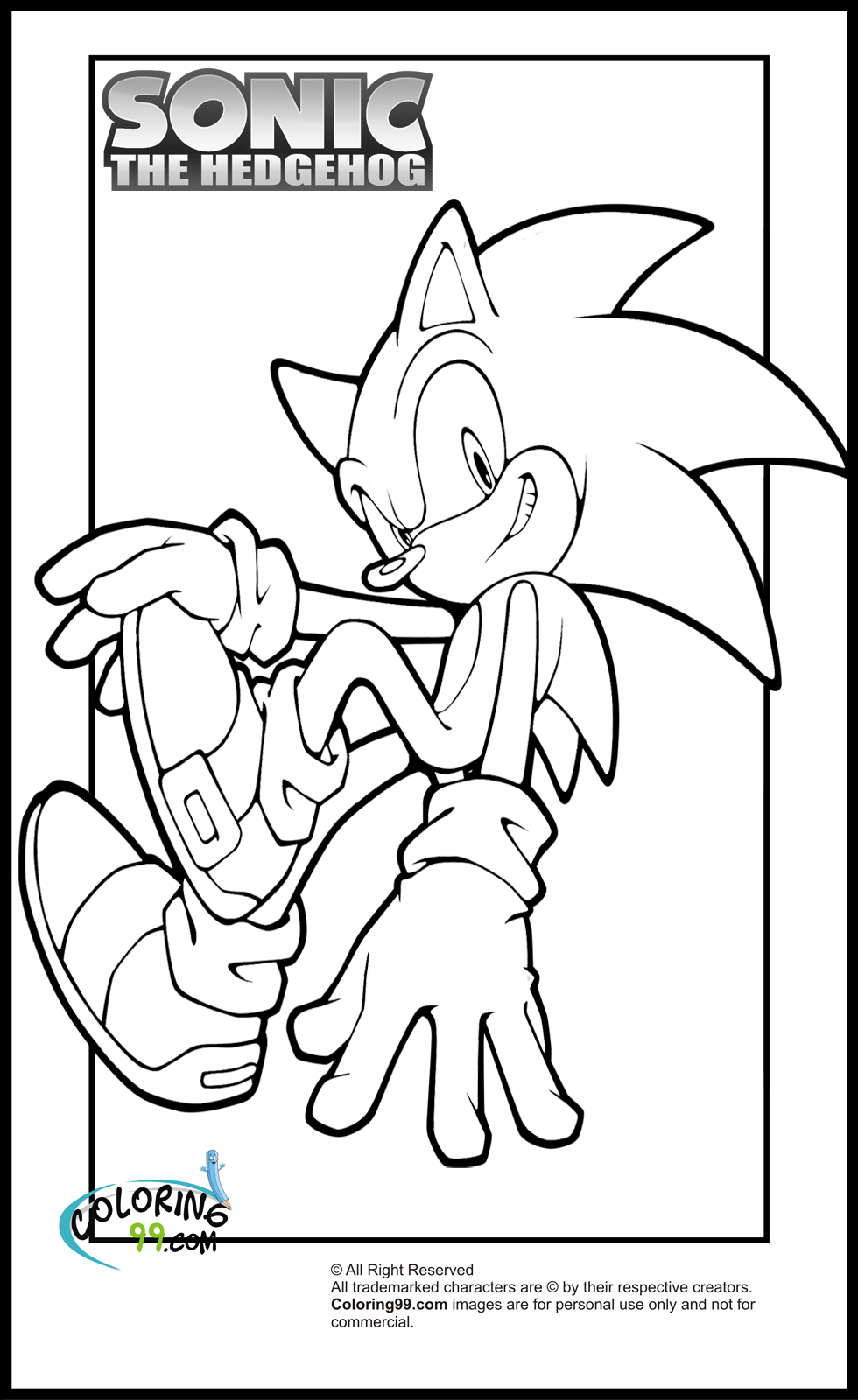  Sonic coloring pages | disney coloring pages for kids | color pages | coloring pages to print | kids coloring pages | #97
