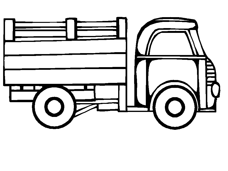 Truck coloring pages | color printing | coloring sheets | #17