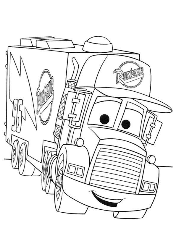 Truck coloring pages | color printing | coloring sheets | #22